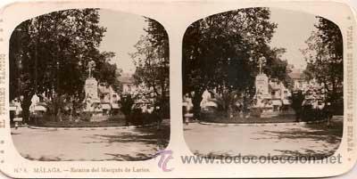 Fotografia antiga: MALAGA - N&ordm;8 Estatua del Marqu&eacute;s de Larios