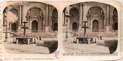 Fotografia antiga: MALAGA - N&ordm;11 Puerta principal de la Catedral