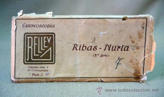 Fotografia antica: FOTO, FOTOGRAFIAS ESTEREOSCOPICAS, 15 VISTAS, 2&ordm; SERIE, RIBAS - NURIA, ESTEROSCOPIA RELLEV