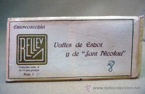 Fotografia antica: FOTO, FOTOGRAFIAS ESTEREOSCOPICAS, 15 VISTAS, N&ordm; 6, VALLES DE ESPOT Y DE SANT NICOLAU, ESTEROSCOPIA