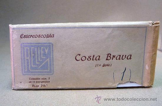 Fotografia antica: FOTO, FOTOGRAFIAS ESTEREOSCOPICAS, 15 VISTAS, 1&ordm; SERIE, N&ordm; 5, COSTA BRAVA, ESTEROSCOPIA RELLEV