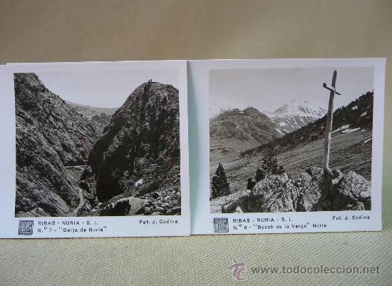 Fotografia antica: FOTO, FOTOGRAFIAS ESTEREOSCOPICAS, 15 VISTAS, RIBAS-NURIA, SIN SOBRE,  ESTEROSCOPIA RELLEV