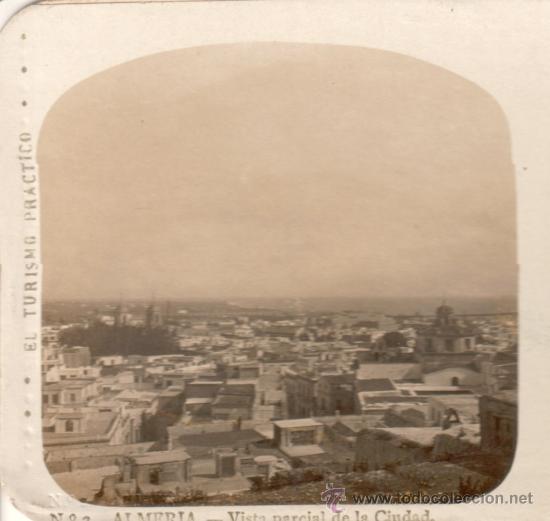 Fotografia antica: ALMERIA.- Vista parcial de la ciudad