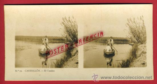 Fotografia antica: FOTOGRAFIA ESTEREOSCOPICA, FOTO, CASTELLON , EL CUADRO , ORIGINAL ,S67