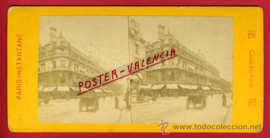 Antique Photography: FOTOGRAFIA ESTEREOSCOPICA, FOTO, PARIS , ALMACENES DE BON MARCHE , ORIGINAL ,S91