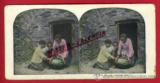 Antique Photography: FOTOGRAFIA ESTEREOSCOPICA, FOTO, ESCENA   , ORIGINAL ,S105