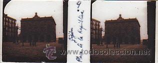 Fotograf&iacute;a antigua: FOTOGRAFIA ESTEREOSCOPICA CRISTAL GIJON PLAZA DE LA REPUBLICA