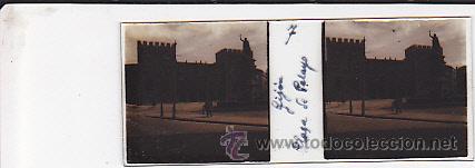 Fotograf&iacute;a antigua: FOTOGRAFIA ESTEREOSCOPICA GIJON CRISTAL PLAZA DE PELAYO