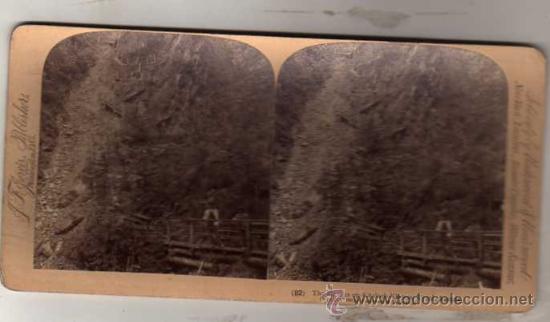 Photographie ancienne: Esteroscopica. The Zigzags up Kitzloch- Klam. Tyrol Austria. Underwood.