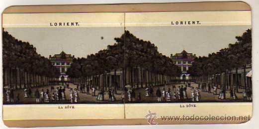 Fotografia antica: ESTEROSCOPICA. WOODBURY TIPO. Lorient. La Bove.
