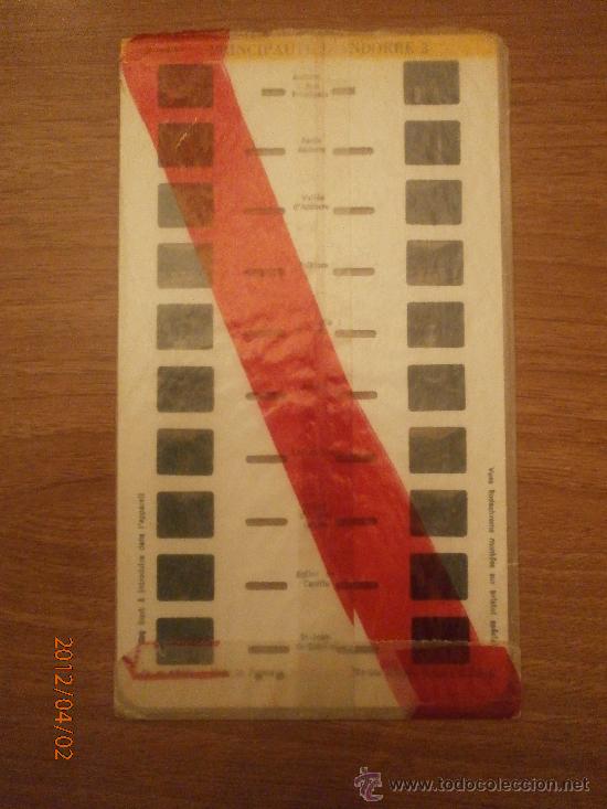 Fotografia antiga: CARTON DIAPOSITIVAS STEREOSCOPE LESTRADE PRINCIPAUTE D&acute;ANDORRE N&ordm;3
