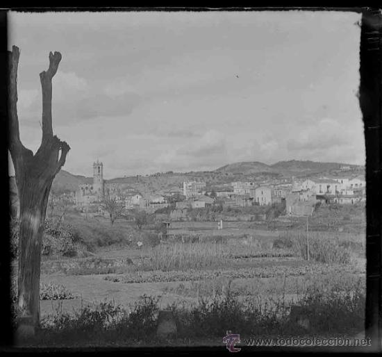 Fotografia antiga: Pueblo. Catalunya. Provablemente Maresme. c. 1910