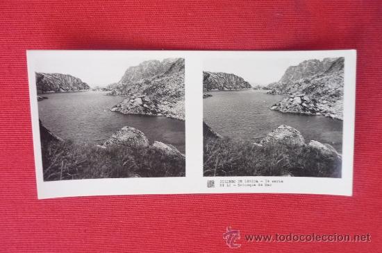 Fotografia antica: Pirineo de Lerida--Estanque de Mar