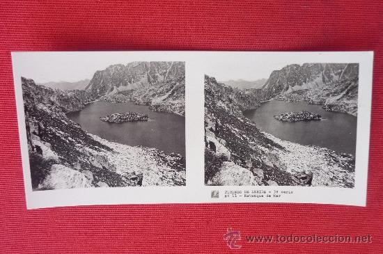 Fotografia antica: Pirineo de Lerida--Estanque de Mar