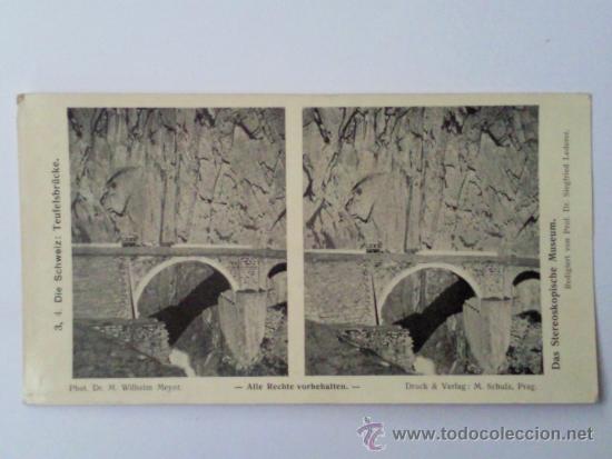Fotografia antiga: ANTIGUA FOTOGRAFIA SUIZA, TEUFELSBRUCKE