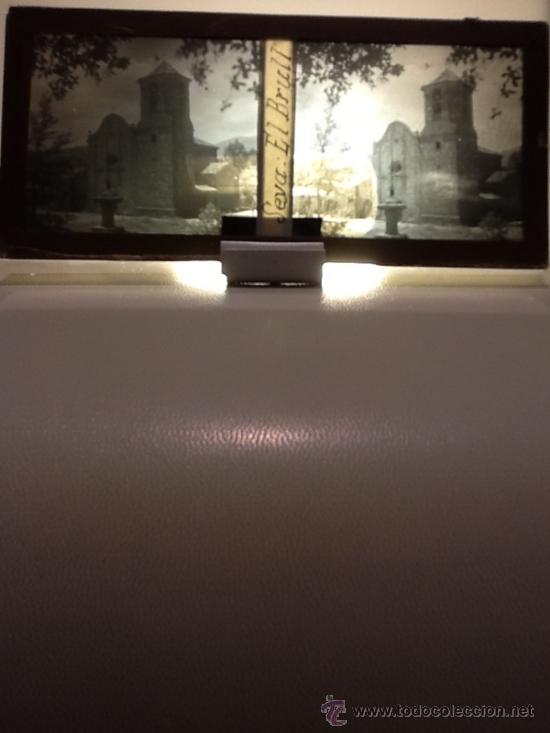 Alte Fotografie: Placa Estereoscopica Cristal (Foto Barcelona Seva El Brull)
