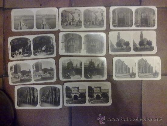Fotografia antiga: Coleccion de 11 esteresoc&oacute;picas de C&oacute;doba del turismo practico. 17 x 8,50 cm.