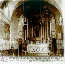 Fotografia antica: Altar. Interior de iglesia. Catalu&ntilde;a. c. 1930