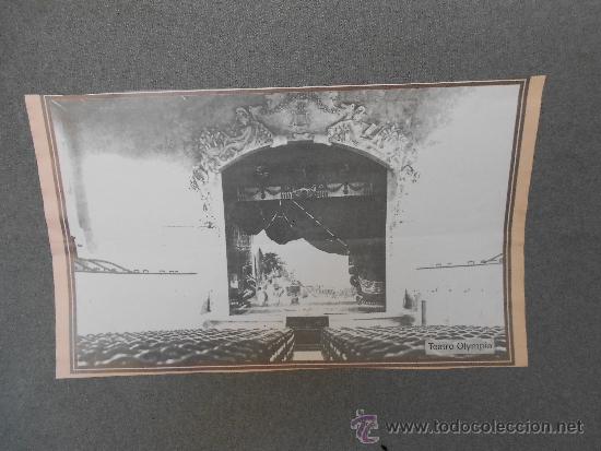 Fotografia antiga: FOTOGRAFIA DEL TEATRO OLYMPIA DE VILLAJOYOSA