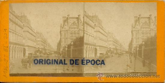 Fotografia antica: (ES-704)FOTOGRAFIA ESTEREOSCOPICA DE PARIS-RUE DE LIVOLI