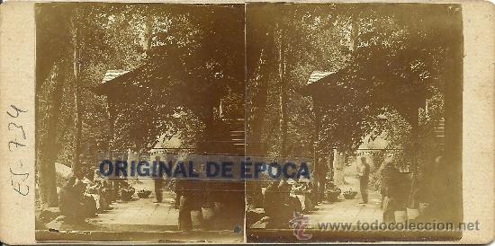 Fotografia antiga: (ES-734)FOT.ESTEREOSCOPICA ARXIU ROS I SALLENT-VICEN&Ccedil; PUJOL I MARTELLS,ALCALDES DE MOLLET DEL VALLES