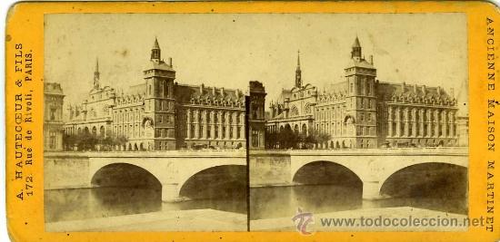 Fotografia antiga: VISTA ESTEROSCOPICA PARIS FRANCIA SIGLO XIX