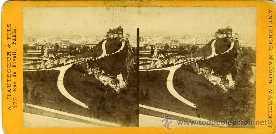 Fotografia antiga: VISTA ESTEROSCOPICA PARIS FRANCIA SIGLO XIX