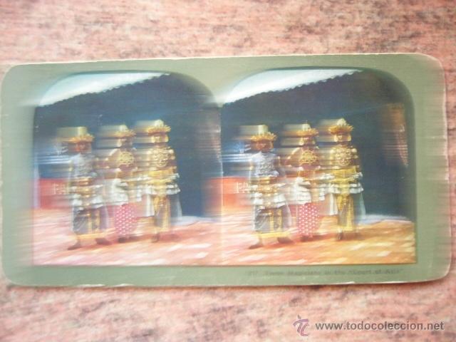 Fotografia antiga: THREE MAGICIANS IN THE COURT OF ASIA.  N&ordm; 317.