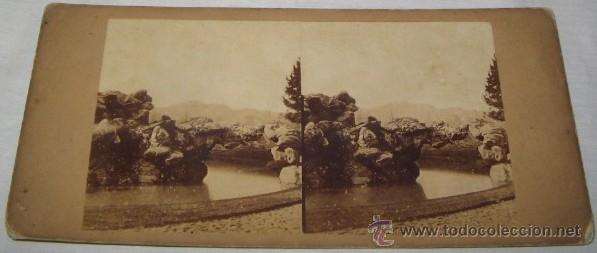 Fotografia antica: FOTOGRAF&Iacute;A ESTEREOSC&Oacute;PICA DE BOIS DE BOULOGNE
