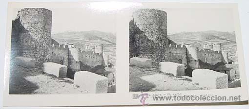 Fotografia antica: ANTIGUA FOTO  ESTEREOSCOPICA DE MONTSERRAT - 6 X 13 CMS - RELLEY - EL ESCANER TOMADO NO HACE JUSTICI