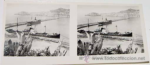 Antique Photography: ANTIGUA FOTO  ESTEREOSCOPICA DE LA COSTA BRAVA - SAN FELIU DE GUIXOLS - 6 X 13 CMS - RELLEY - EL ESC