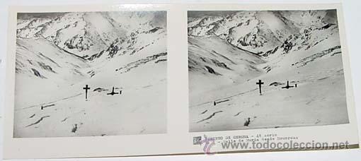 Fotografia antiga: ANTIGUA FOTO  ESTEREOSCOPICA DE LA COSTA BRAVA - PIRINEO DE GERONA - 6 X 13 CMS - RELLEY - EL ESCANE