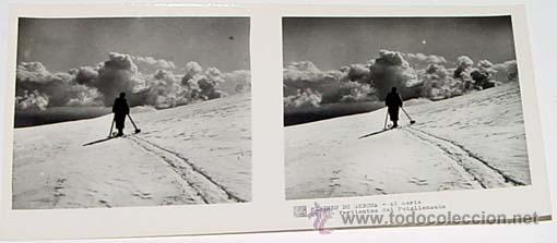 Fotografia antiga: ANTIGUA FOTO  ESTEREOSCOPICA DE LA COSTA BRAVA - PIRINEO DE GERONA - 6 X 13 CMS - RELLEY - EL ESCANE