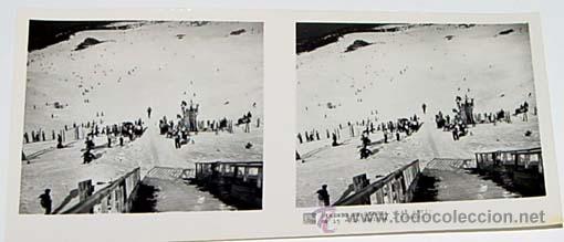 Fotografia antiga: ANTIGUA FOTO  ESTEREOSCOPICA DE LA COSTA BRAVA - PIRINEO DE GERONA - 6 X 13 CMS - RELLEY - EL ESCANE