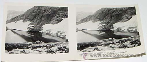 Fotografia antiga: ANTIGUA FOTO  ESTEREOSCOPICA DE LA COSTA BRAVA - PIRINEO DE LERIDA - 6 X 13 CMS - RELLEY - EL ESCANE