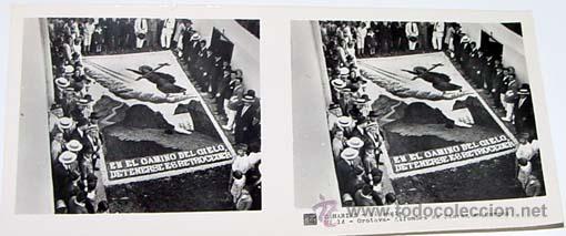 Antique Photography: ANTIGUA FOTO ESTEREOSCOPICA DE CANARIAS - 6 X 13 CMS - RELLEY - EL ESCANER TOMADO NO HACE JUSTICIA A