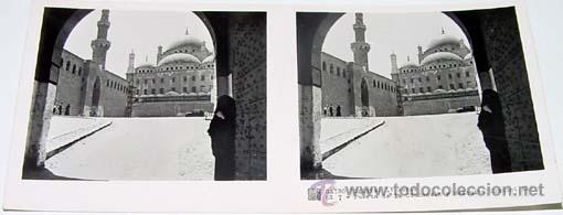 Fotografia antiga: ANTIGUA FOTO ESTEREOSCOPICA DEL CAIRO - EGIPTO - 6 X 13 CMS - RELLEY - EL ESCANER TOMADO NO HACE JUS
