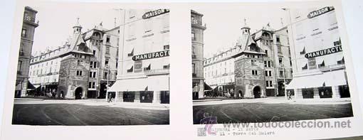 Fotografia antiga: ANTIGUA FOTO ESTEREOSCOPICA DE GINEBRA - SUIZA - 6 X 13 CMS - RELLEY - EL ESCANER TOMADO NO HACE JUS