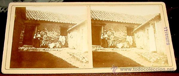 Fotografia antiga: ANTIGUA FOTO ESTEREOSCOPICA DE EL ESCORIAL -  18 X 8,5 CMS. FINALES XIX PRINCIPIOS XX