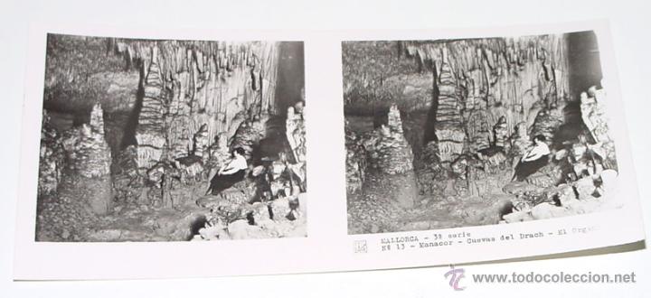 Fotografia antiga: ANTIGUA ESTEREOSCOPIA DE MALLORCA - 3&ordf; SERIE - NUM. 15 - MIDE 6X13 CMS.