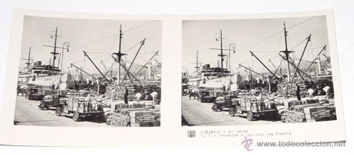 Photographie ancienne: ANTIGUA ESTEREOSCOPIA - CANARIAS - 1&ordm; SERIE - MIDE 6X13 - NUMERO 8.