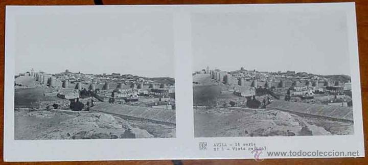Fotograf&iacute;a antigua: ANTIGUA FOTOGRAFIA ESTEREOSCOPICA DE AVILA - 1&ordf; SERIE - COLECCION NUM. 12 - ED. RELLEY - VISTA GENER