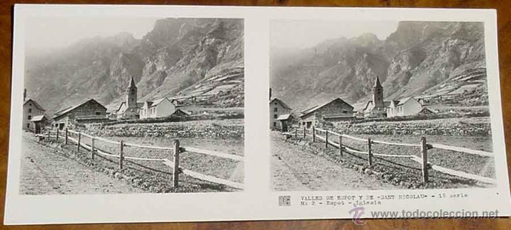 Fotograf&iacute;a antigua: ANTIGUA FOTO ESTEREOSCOPICA DE LERIDA VALLES DE ESPOT Y DE SAN NICOLAU - PIRINEO DE LERIDA - COLECCI