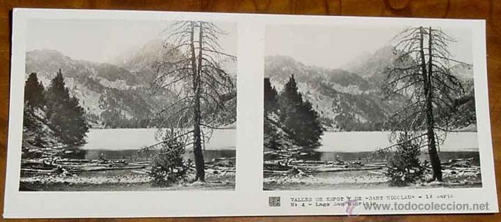 Fotograf&iacute;a antigua: ANTIGUA FOTO ESTEREOSCOPICA DE LERIDA VALLES DE ESPOT Y DE SAN NICOLAU - PIRINEO DE LERIDA - COLECCI