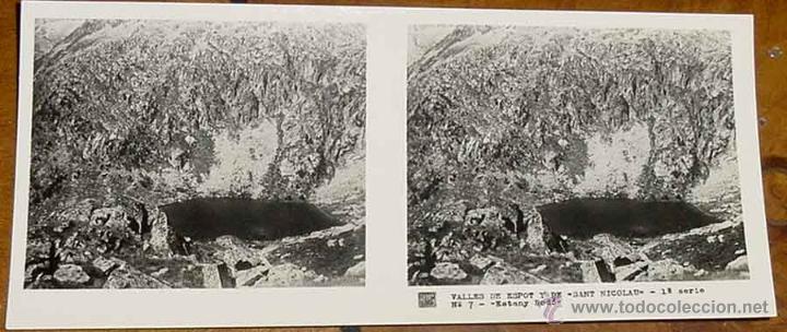Fotograf&iacute;a antigua: ANTIGUA FOTO ESTEREOSCOPICA DE LERIDA VALLES DE ESPOT Y DE SAN NICOLAU - PIRINEO DE LERIDA - COLECCI
