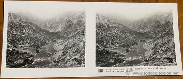 Fotograf&iacute;a antigua: ANTIGUA FOTO ESTEREOSCOPICA DE LERIDA VALLES DE ESPOT Y DE SAN NICOLAU - PIRINEO DE LERIDA - COLECCI