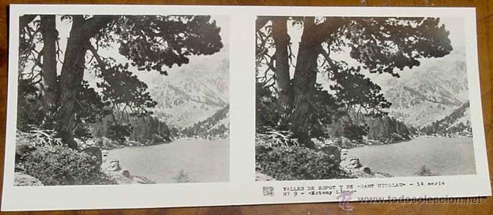 Fotograf&iacute;a antigua: ANTIGUA FOTO ESTEREOSCOPICA DE LERIDA VALLES DE ESPOT Y DE SAN NICOLAU - PIRINEO DE LERIDA - COLECCI