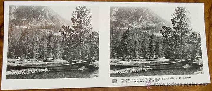 Fotograf&iacute;a antigua: ANTIGUA FOTO ESTEREOSCOPICA DE LERIDA VALLES DE ESPOT Y DE SAN NICOLAU - PIRINEO DE LERIDA - COLECCI