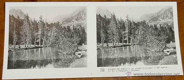 Fotograf&iacute;a antigua: ANTIGUA FOTO ESTEREOSCOPICA DE LERIDA VALLES DE ESPOT Y DE SAN NICOLAU - PIRINEO DE LERIDA - COLECCI