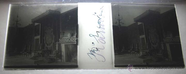 Fotografia antica: ANTIGUA FOTOGRAFIA DEL MONASTERIO EL  ESCORIAL - EN CRISTAL - MIDE 10,7 X 4,4 CMS